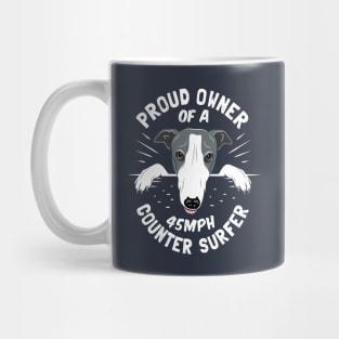 Greyhound Owner Gift - Proud Owner of a 45mph Counter Surfer Mug